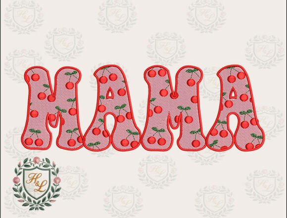 Cherry Mama Embroidery Files
