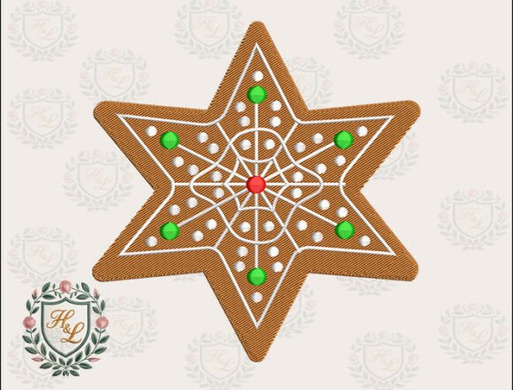 Gingerbread Cookie Embroidery Files