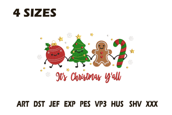 It’s Christmas Y’all Embroidery