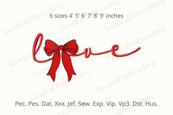 Love Bow Embroidery Design: A Seasonal Stitch Worth Stocking