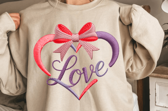 Love Embroidery File, Valentine Machine