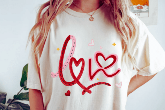 Love Heart Valentine Embroidery Design