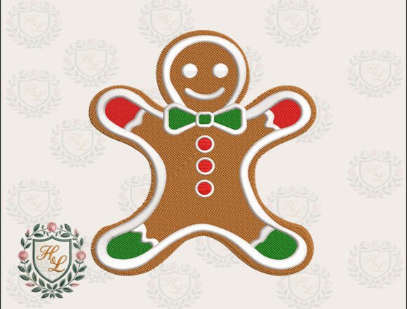 Winter Cookie Man Embroidery Files